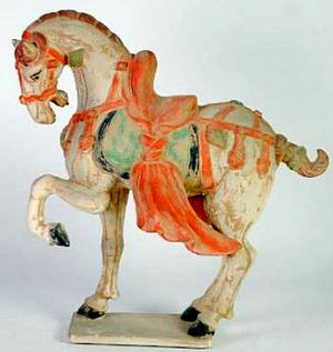 MODERN CHINESE REPRODUCTION OF A TANG HORSE